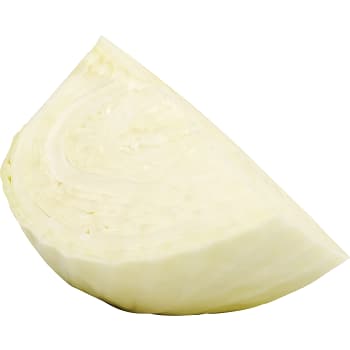 Vitkål delad