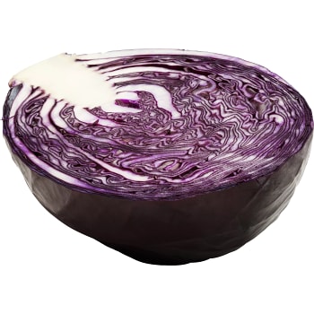 Rödkål delad
