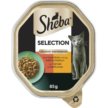 Kattmat Oxkött 85g Sheba
