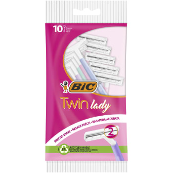 Twin lady sensitive Rakhyvel 10-p Bic