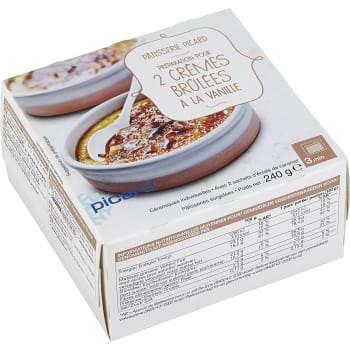 Crème Brulée 2-p 240g Picard