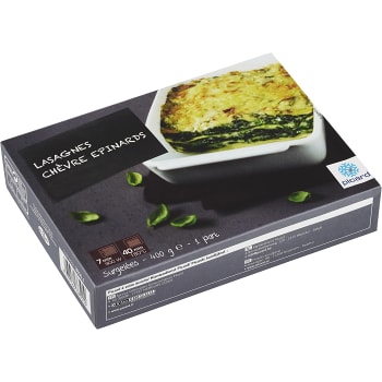Lasagne Chevré & spenat 400g Picard
