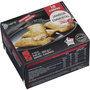 Crêpes Skinka & Ost 10-p 500g Picard