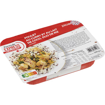 Färdigmat Kycklingcurry kokos Fryst 300g Picard