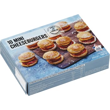 Cheeseburgare mini 165g 10-p Picard