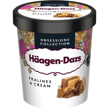 Glass Pralines & Cream 460ml Häagen Dazs