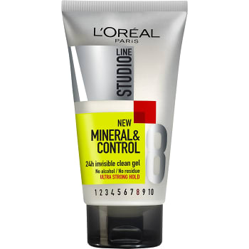 Hårstyling Gel Mineral & control 24h 150ml Studio Line