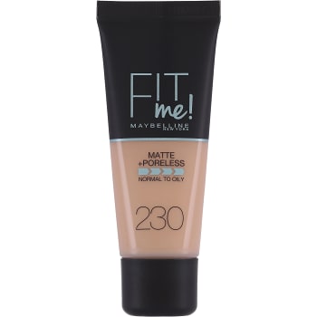Foundation Fit Me Matte & Poreless 230 Natural Buff 30ml Maybelline