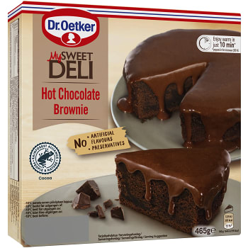 Hot Chocolate Brownie G Dr Oetker Handla Online Fr N Din Lokala