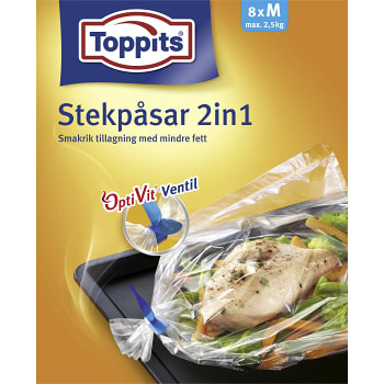 Stekpåsar 8st Toppits