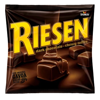 Mörk choklad Toffee 150g Riesen