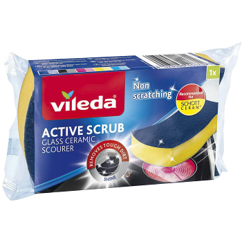 Glaskeramiksvamp Active scrub Vileda