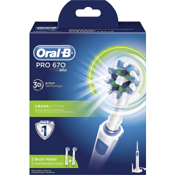Eltandborste PRO670 CrossAction Oral-B