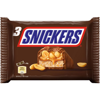 Chokladbar 3-pack Snickers