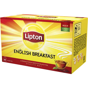 English breakfast te 20-p Lipton