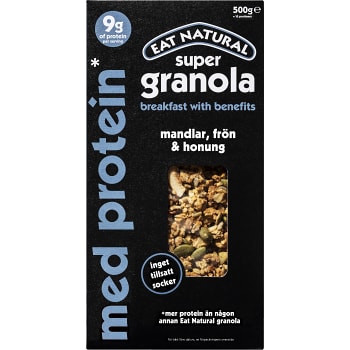 Granola Mandlar frön & honung 425g Eat Natural
