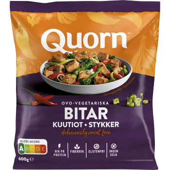 Vegetariska bitar Fryst 600g Quorn