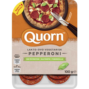 Pepperoni Vegetarisk Glutenfri 100g Quorn