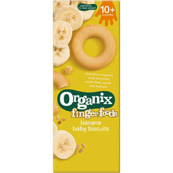 Banankex Från 10m Ekologisk 54g Organix