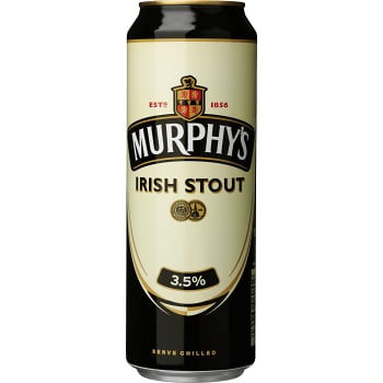 Öl Irish stout 3,5% 50cl Murphy's