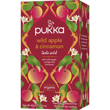 Te Wild Apple & cinnamon Ekologisk 20-p Pukka