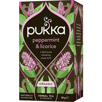 Peppermint & licorice te Ekologisk 20-p Pukka