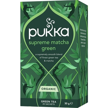Te Grönt Supreme matcha green Ekologisk 20-p Pukka