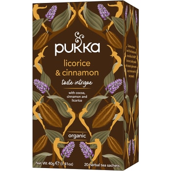 Licorice & cinnamon te Ekologisk 20-p Pukka