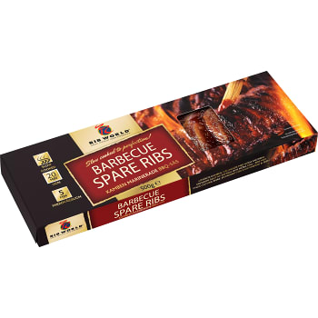 BBQ spare ribs 500g Rib World
