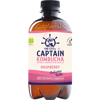 Kombucha Raspberry 400ml Captain Kombucha