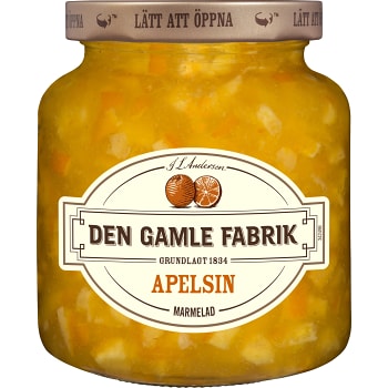Apelsinmarmelad 380g Den Gamle Fabrik