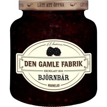 Björnbärsmarmelad 380g Den Gamle Fabrik