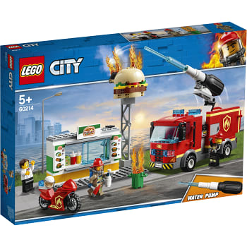 City Brandkårsutryckning till hamburgerrestaurang 60214 LEGO