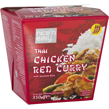 Färdigmat Thai chicken red curry Fryst 350g Nice'n Easy