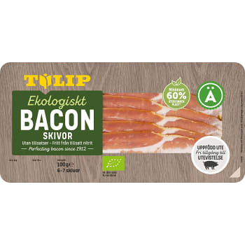 Bacon Ekologiskt 100g Tulip