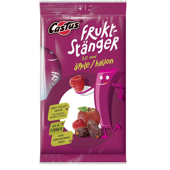Fruktstång Äpple & hallon 20g 5-p Castus