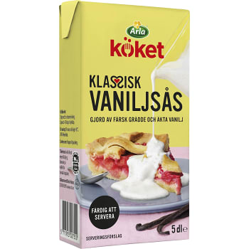Klassisk Vaniljsås 5dl Arla Köket