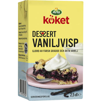 Krämig Vaniljvisp 2,5dl Arla Köket