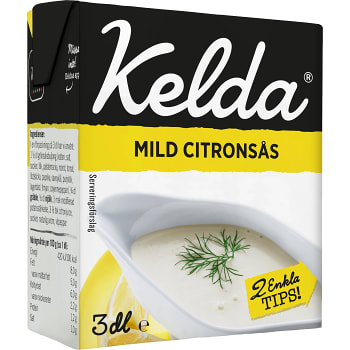 Mild citronsås 3dl Kelda