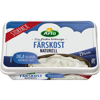 Färskost Naturell 25% 250g Arla