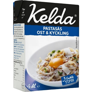 Pastasås färdig Kelda Parmesan & Kyckling 4dl Kelda