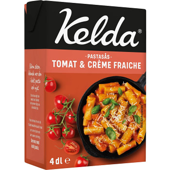 Pastasås Tomat & crème fraiche 400ml Kelda