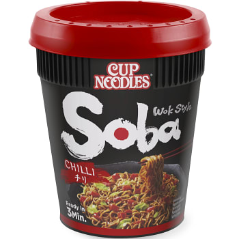 Soba Nudlar med Yakisobasås Chili 92g Nissin