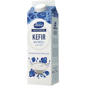 Kefir Laktosfri Naturell 2,5% Valio Eila