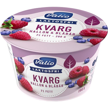 Kvarg Hallon & blåbär Laktosfri 200g Valio Eila