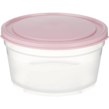 Förvaringsburk Rund Rosa 0,45L Gastromax