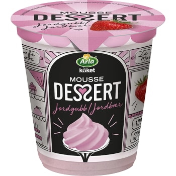 Moussedessert Jordgubb Laktosfri 100g Arla