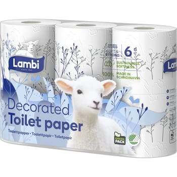 Toalettpapper Dekor 6-P