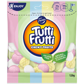 Tutti Frutti Chewy Fruits 120g Fazer