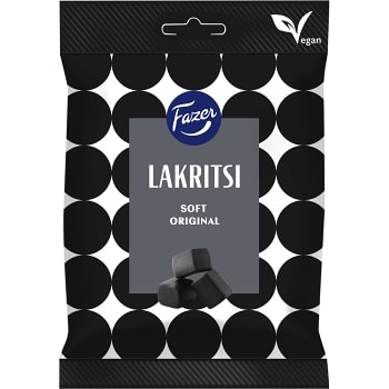 Godis Lakritsi Soft 150g Fazer